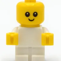 Baby with White Body - Head with neck