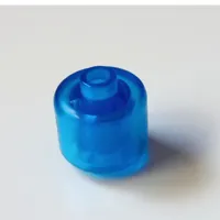 Pen Bead, Round Large, Curved Edges / Cylinder