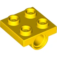 Plate Special 2 x 2 with 1 Pin Hole [Split Underside Ribs]