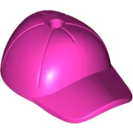 Hat / Cap Short Curved Bill with Seams and Hole on Top