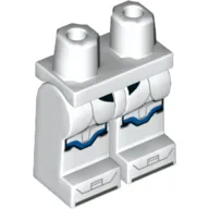 Hips and White Legs with Black and Dark Azure Clone Trooper Armor Print