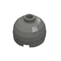 Brick Round 2 x 2 Dome Top, Blocked Open Stud, Bottom Axle Holder