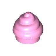 Plate Round 1 x 1 Swirled Top / Poo