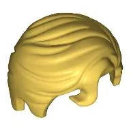 Hair Swept Right with Front Curl