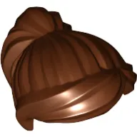 Hair Ponytail and Swept Sideways Fringe