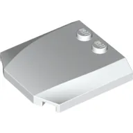 Slope Curved 4 x 4 x 2/3 Triple Curved with 2 Studs