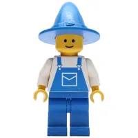 Overalls Blue with Pocket, Witch Hat