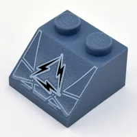 Slope 45° 2 x 2 with Alpha Team Arctic Print