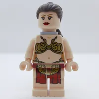 Princess Leia, Slave Outfit, White Pupils, Neck Bracket