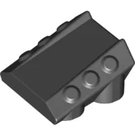 Slope 2 x 2 No Studs, with 3 Side Pistons Raised Edges