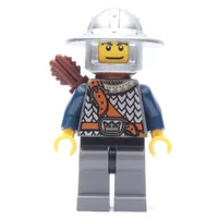 Knight, Archer with Wide Brim Helmet, Quiver