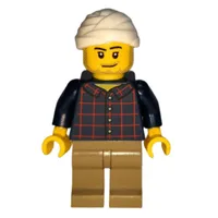 Dark Blue Torso, Dark Tan Legs, White Bandages on Head