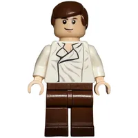 Han Solo, White Shirt, Reddish Brown Legs, Single Sided Head