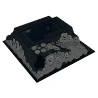 Baseplate Raised 32 x 32 with Ramp and Pit, Crater Print