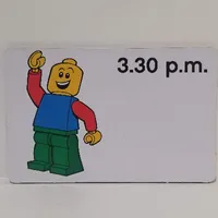 Activity Card, Time-Teaching 12-Hour Clock 3.30 p.m.