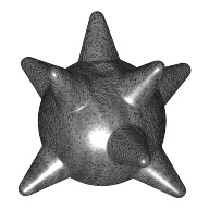 Weapon Mace / Flail Head [Spiked Ball]