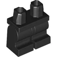 Hips and Black Medium Legs with Yellow Belt, Coat Ends, Dark Orange Trim Print