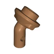 Bar, Angled with 1 x 1 Round Plate / Stud on End