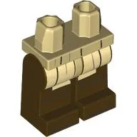 Hips and Dark Brown Legs with Tan Robe Ends print