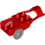 Duplo Horse Drawn Cart, Pearl Light Gray Wheels