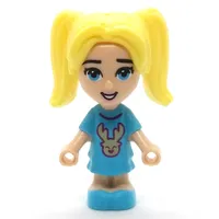 Stephanie - Microdoll, Medium Azure Dress