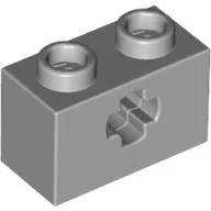 Technic Brick 1 x 2 with Axle Hole Type 1 [+ Opening] and Bottom Pin