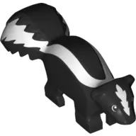 Animal, Skunk, White Fur Print