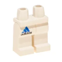 Hips and White Legs with Soccer Blue Adidas Logo Print