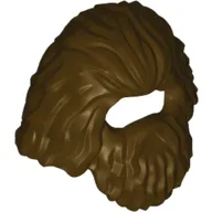 Hair with Moustache and Beard, Long and Bushy