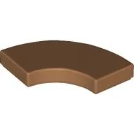 Tile 2 x 2 Curved, Macaroni