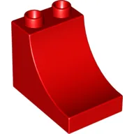 Duplo Brick 2 x 3 x 2 with Curve