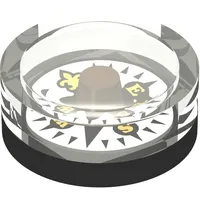 Equipment Compass with Fleur de Lis Print