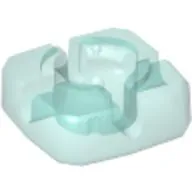 Clikits Icon, Square 2 x 2 Small, with Hole [Frosted]