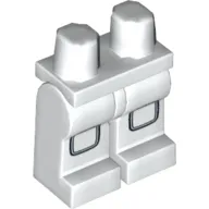 Hips and White Legs with Black Kneepads Print