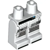 Hips and White Legs with Belt, Kneepads Print