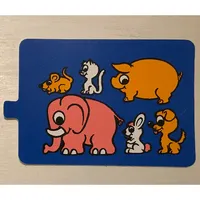 Duplo Slide Animals Print