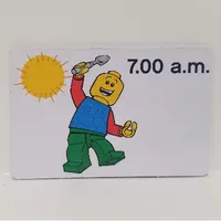 Activity Card, Time-Teaching 12-Hour Clock 7.00 a.m.