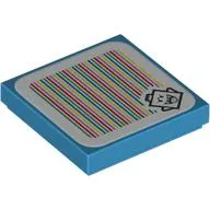 Tile 2 x 2 with King Boo and Barcode Print (Sticker)