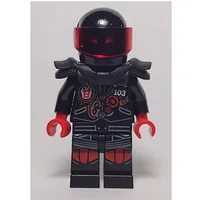 Mr. E with Helmet with Trans-Red Visor