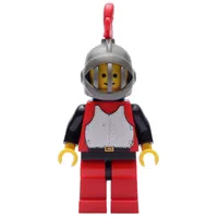 Knight (Breastplate on Red) - Red Legs, Red Plume