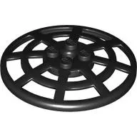 Dish 6 x 6 Inverted, Radar / Webbed [Anti-studs at 90°]