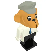 Fabuland Figure Monkey 1 with Light Gray Hat