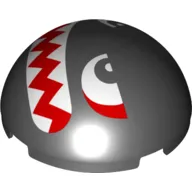 Dome Hemisphere 4 x 4 with Bullet Bill Face Print