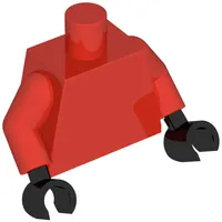 Torso, Red Arms, Black Hands [Plain]