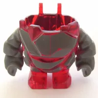 Body Rock Monster - Torso/Legs with Dark Bluish Gray Arms Assembly