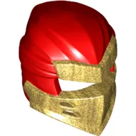 Wrap with Armor Mask Pearl Gold Pattern