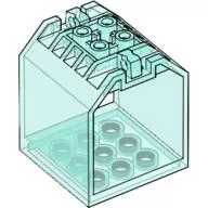 Container / Box, Open Ended 4 x 4 x 4 with 1 Hinge Finger Each End [Plain]