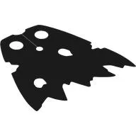 Neckwear Cape, Tattered with Holes