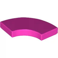 Tile 2 x 2 Curved, Macaroni