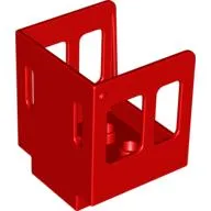 Duplo Train Cabin 3 x 3 x 3 1/2 Large Side Windows [Plain]